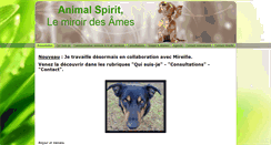 Desktop Screenshot of animalspiritlemiroirdesames.com