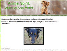 Tablet Screenshot of animalspiritlemiroirdesames.com